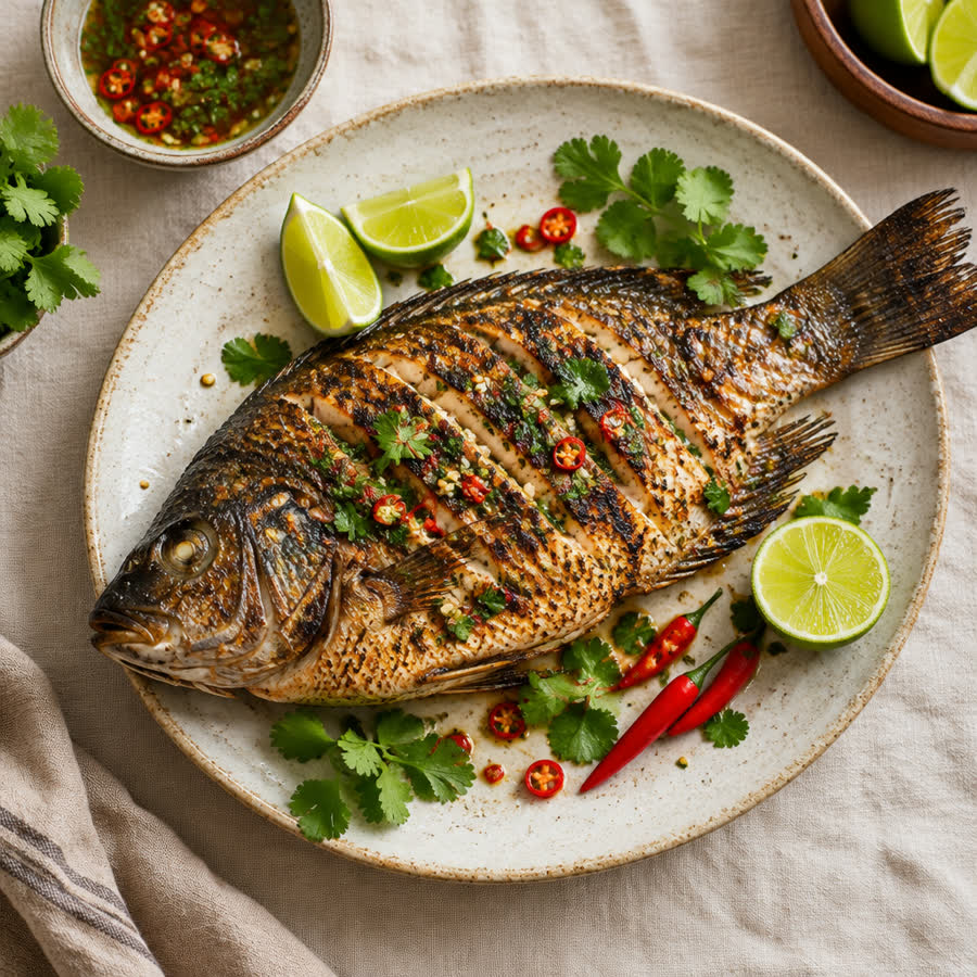 Moroccan Pan-Seared Chermoula Fish