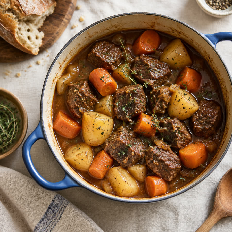 Bobotie (Cape Malay Spiced Beef Bake)