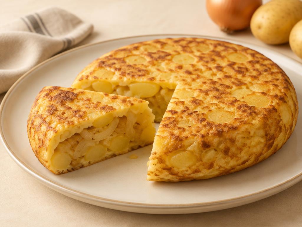 Potato and Onion Omelette