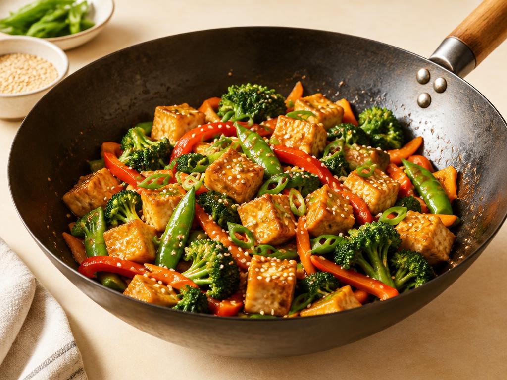 Tofu and Vegetable Stir-Fry